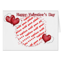 Balloon  Hearts Valentine - Soon We'll Be Together Card