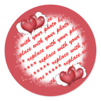 Balloon Hearts with Little Hearts Photo Frame