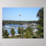 Balloon over Boathouse Row Print