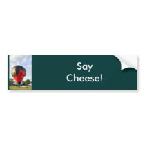 Balloon Say Cheese! Bumper Sticker