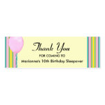 Balloon Sky Thanks Business Cards