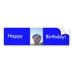 Balloon Sun burst Happy Birthday! Bumper Sticker