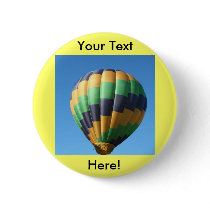 Balloon, wave pinback buttons
