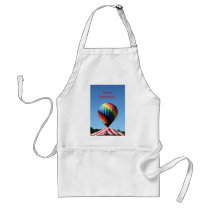 Balloon with a Candy Cane tent!  Merry Christmas! Aprons