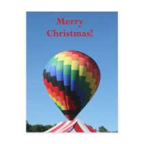 Balloon with a Candy Cane tent!  Merry Christmas!