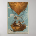 Ballooning at 4000 metres - 1804 poster