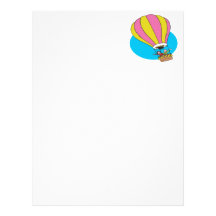 Ballooning Couple Customized Letterhead