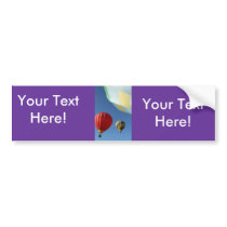 Balloons 3 bumper sticker