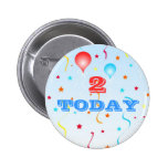 Balloons and stars pin