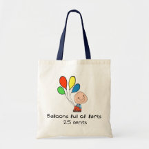 Balloons full of farts canvas bags