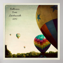 Balloons Over Letchworth State Park Print