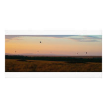 Balloons Over the Mara Picture Card