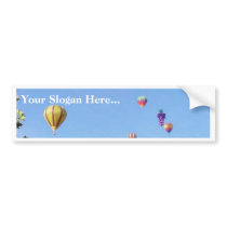 Balloons Sky Balloon Feastival Bumper Stickers