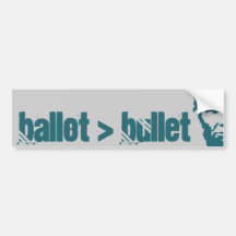 Ballot > Bullet Bumper Stickers