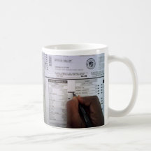 Ballot Obama cup Mug