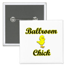 Ballroom Chick Buttons