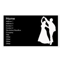 ballroom dancing Business card