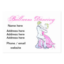 Ballroom Dancing Business Cards