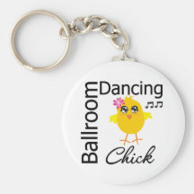 Ballroom Dancing Chick Keychain