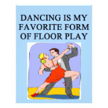 ballroom dancing joke letterhead design