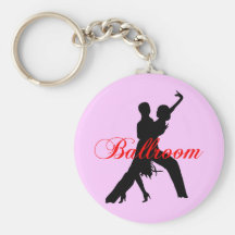 Ballroom dancing keychains