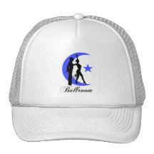 Ballroom dancing mesh hat