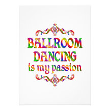 Ballroom Dancing Passion Invitation
