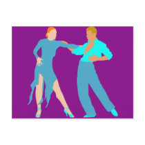 Ballroom Dancing Postcard