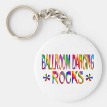Ballroom Dancing Rocks Key Chains