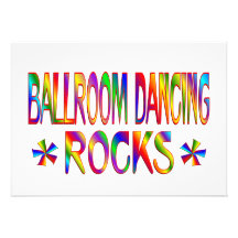 Ballroom Dancing Rocks Personalized Invite