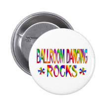 Ballroom Dancing Rocks Pinback Button