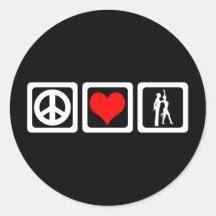 Ballroom dancing stickers
