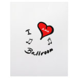 Ballroom Items - I Heart Ballroom Personalized Letterhead