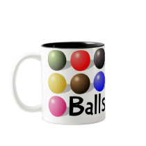 Balls Mug For Snooker Players and ALL!