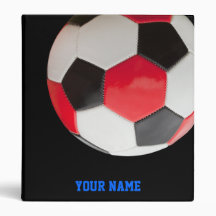 Balls on Black Vinyl Binder