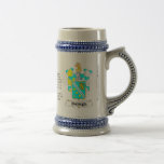 Balogh Family Crest stein. mugs