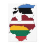 Baltic states post card
