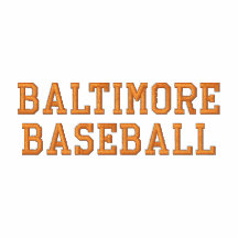 BALTIMORE BASEBALL EMBROIDERED SHIRT