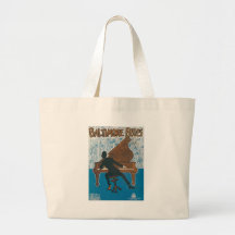 Baltimore Blues Vintage Songbook Cover Canvas Bags