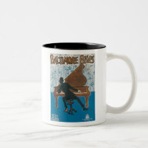 Baltimore Blues Vintage Songbook Cover Coffee Mugs