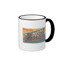 Baltimore, Maryland - Large Letter Scenes 2 Mugs