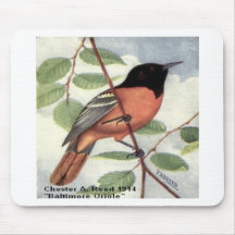 Baltimore Oriole 1914-pillow Mouse Pad