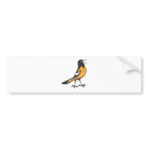 Baltimore Oriole Bird Bumper Stickers