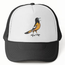 Baltimore Oriole Bird Mesh Hat