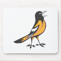 Baltimore Oriole Bird Mouse Pad
