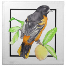 Baltimore Oriole Napkins