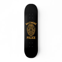 baltimore police maryland detective skate board deck