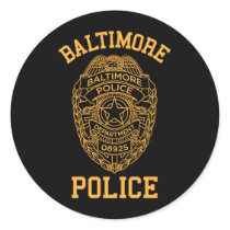 baltimore police maryland detective stickers
