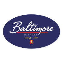 Baltimore Script Stickers
