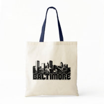 Baltimore Skyline Canvas Bags
